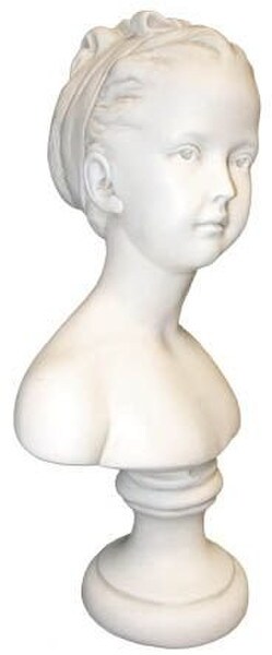 Bust: French Girl With White Base